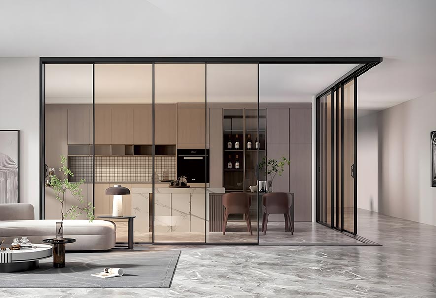 曜影系列極窄推拉門